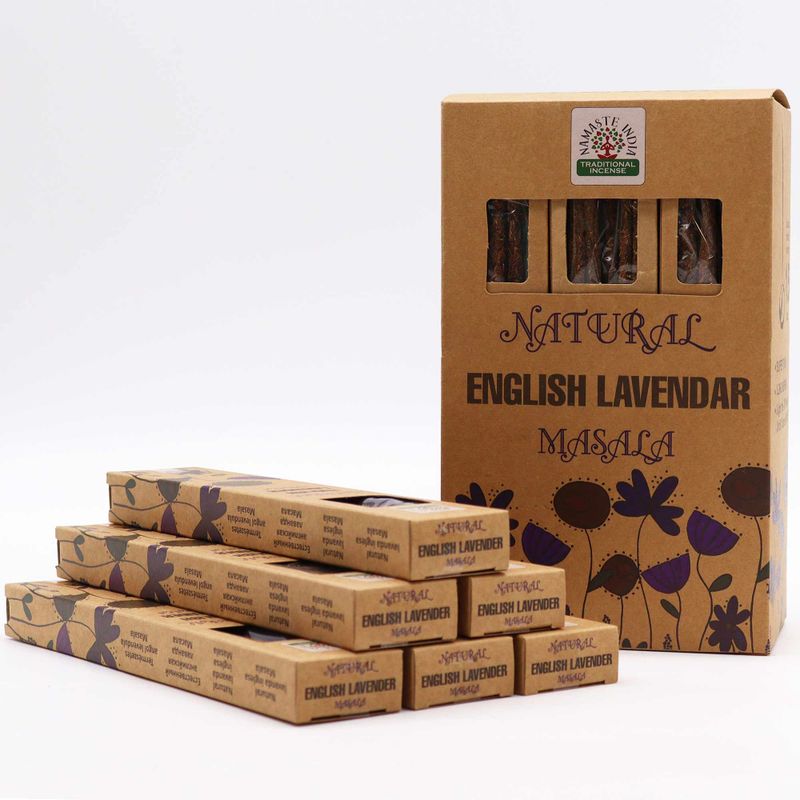 Natuurlijke Botanische Masala Wierook - Engelse Lavendel