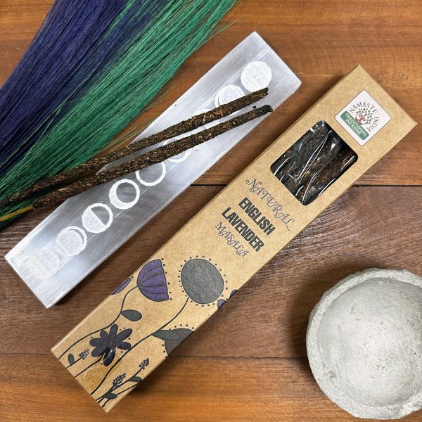 Natuurlijke Botanische Masala Wierook - Engelse Lavendel