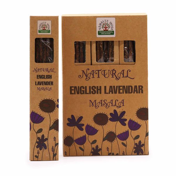 Natuurlijke Botanische Masala Wierook - Engelse Lavendel