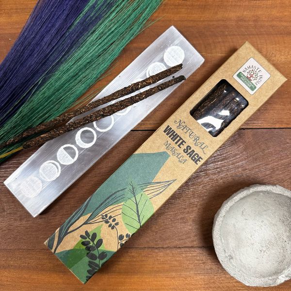 Natuurlijke Botanische Masala Wierook - Witte Salie