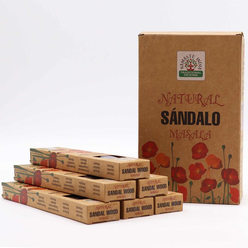 Natuurlijke Botanische Masala Wierook - Sandelhout