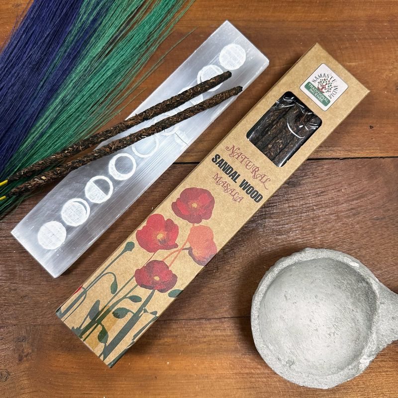 Natuurlijke Botanische Masala Wierook - Sandelhout