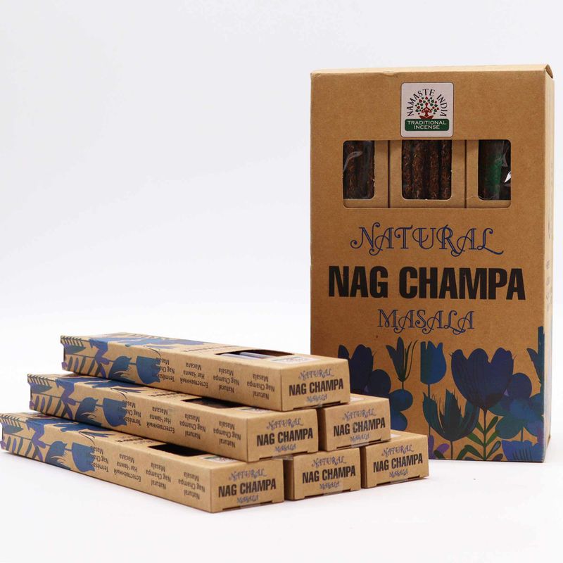 Natuurlijke Botanische Masala Wierook - Nag Champa