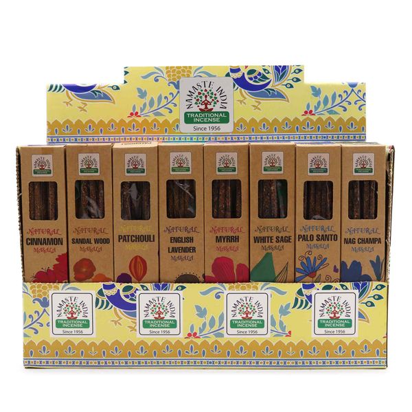 Starterpakket Natuurlijke Botanische Masala Wierook - 6x8 Geuren