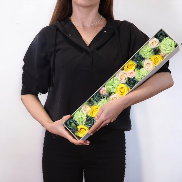 Extra Lange Doos - Lentevieringen - Geel & Groen