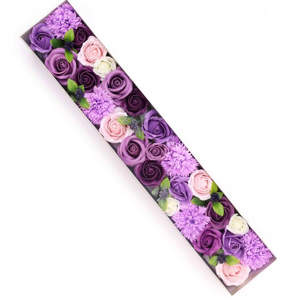 Extra Long Doos - Lavendel Roos & Anjer