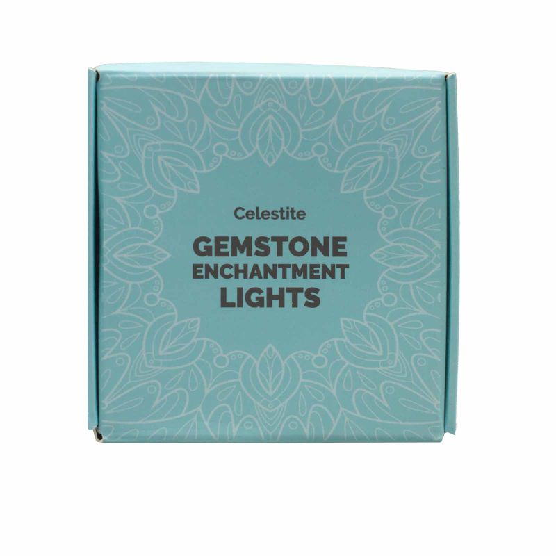 Natuurlijke Edelsteen Decoratieve Slingers  - Celestiet