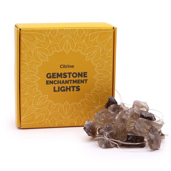 Natuurlijke Edelsteen Decoratieve Slingers - Citrien