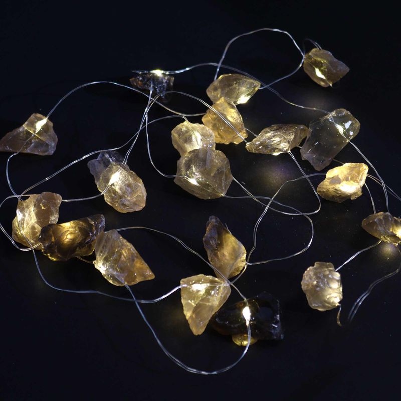 Natuurlijke Edelsteen Decoratieve Slingers  - Citrien