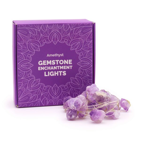Natuurlijke Edelsteen Decoratieve Slingers - Amethist