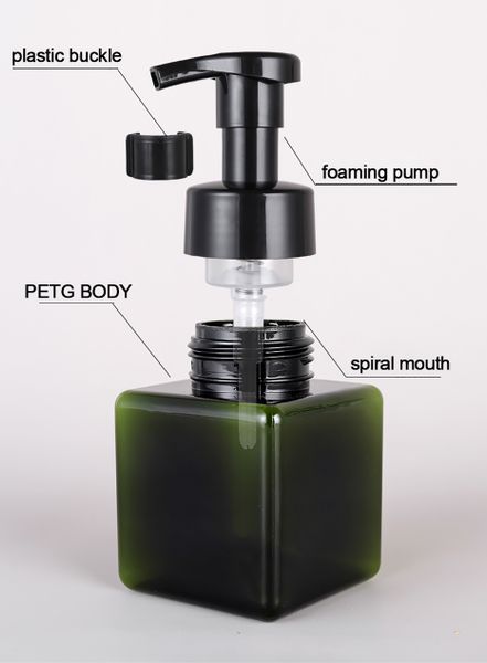 Korte Herbruikbare Schuimdispenserfles - 250 ml