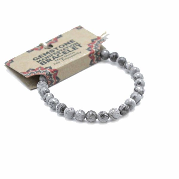 Edelsteen Manifestatie Armband - Kaartsteen - Voorspoed
