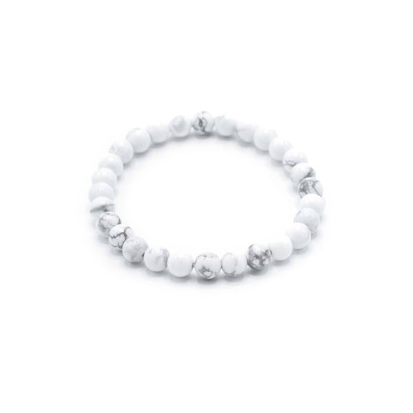 Edelsteen Manifestatie Armband - Witte Jaspis - Vrede