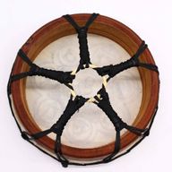 Chakra Sjamanentrommel met Klopper – 25 cm