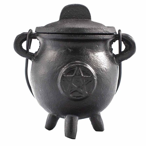 Gietijzeren Ketel met Pentagon 6.5x13cm