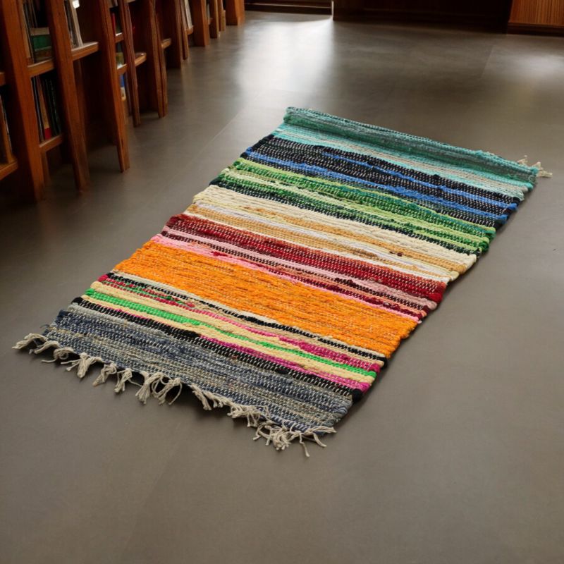 Kleine Voddenmat - 50x90cm - premium kwaliteit - Regenboogkleuren
