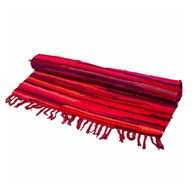Groot Rag Tapijt - 150x90cm - premium kwaliteit - Schokkend Roze