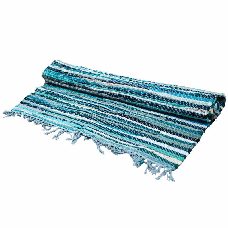 Kamertapijt - 150x200cm - premium kwaliteit - Aqua Blues