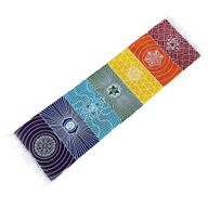 100% Katoenen Yogamat - 60x200cm - 7 Chakra's