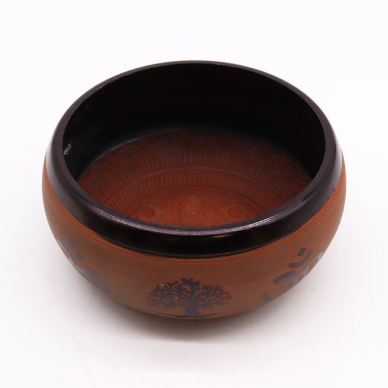 Aardepoeder Zingende Kom - Klei Om Boeddha - 16 cm