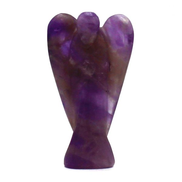 Hand Gesneden Edelstenen Engel - Amethist