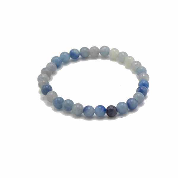 Edelsteen Manifestatie Armband -Blauwe Kant Agaat - Onafhankelijkheid
