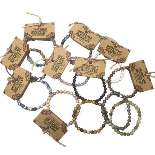 Edelsteen Manifestatie Armband - Starter (4 van Elk)