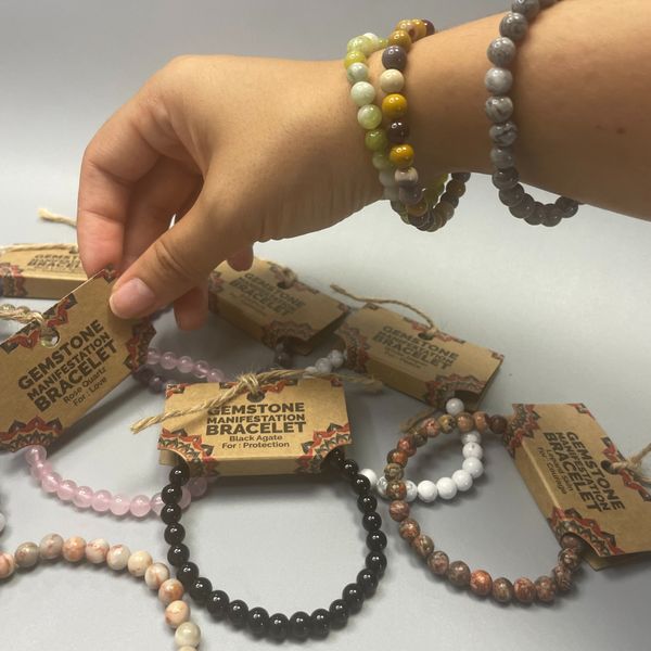 Edelsteen Manifestatie Armband - Starter (4 van Elk)