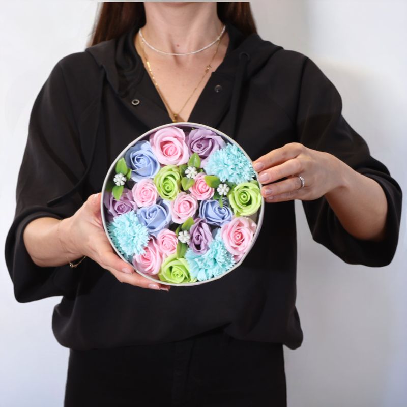 Ronde Doos - Baby Blessings - Blauwtinten