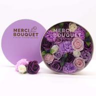 Ronde Doos - Lavendel Roos & Anjer