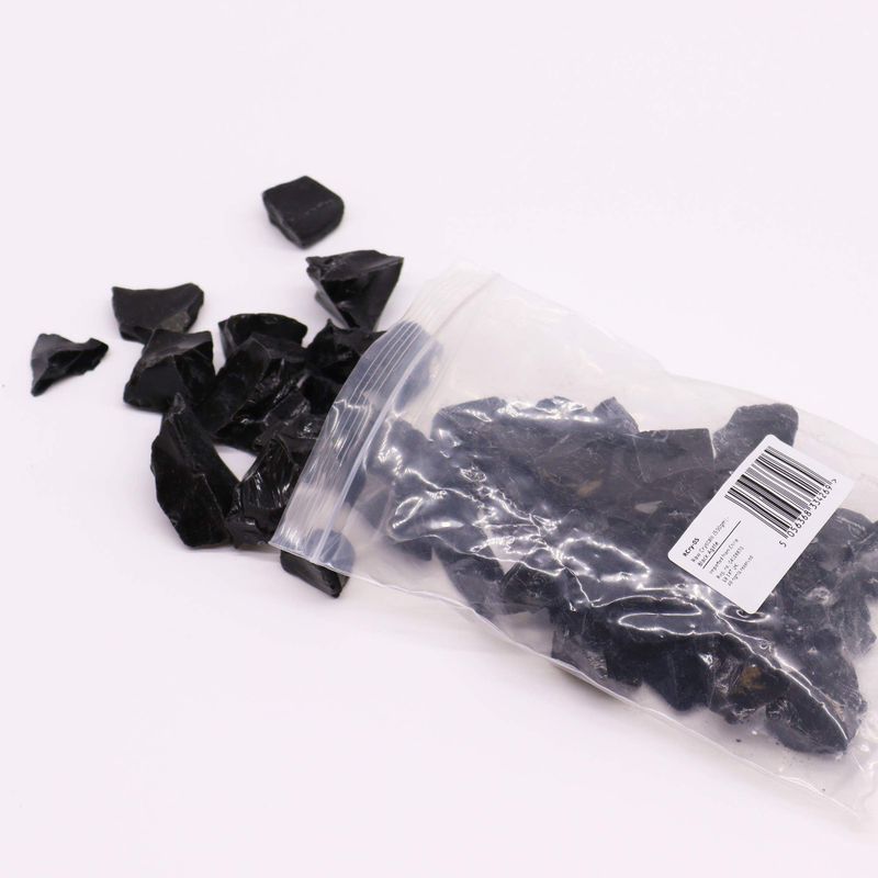 Ruwe kristallen (500 g) - Zwarte Obsidiaan