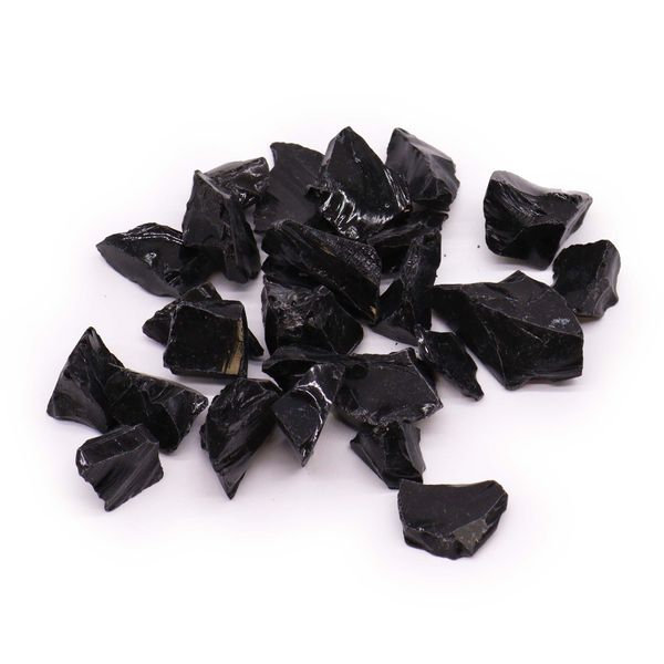 Ruwe kristallen (500 g) - Zwarte Obsidiaan