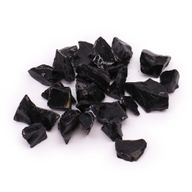 Ruwe kristallen (500 g) - Zwarte Obsidiaan