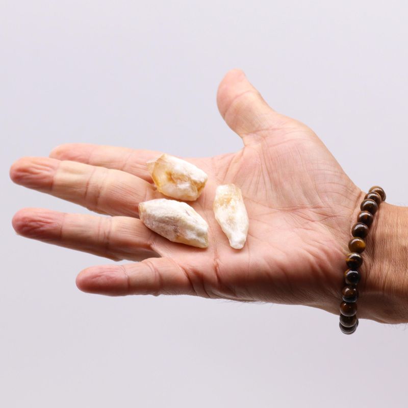 Ruwe kristallen (500 g) – Citrine Ruwe Punten