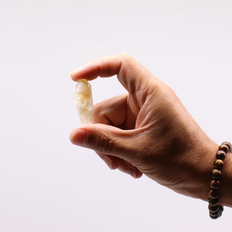 Ruwe kristallen (500 g) – Citrine Ruwe Punten