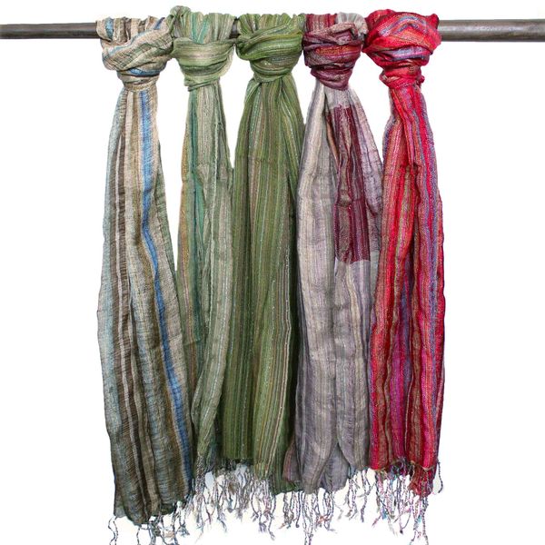 Indiase Boho Sjaals - 50x180cm - Willekeurige Groenen