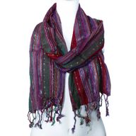 Indiase Boho Sjaals - 50x180cm - Willekeurige Groenen