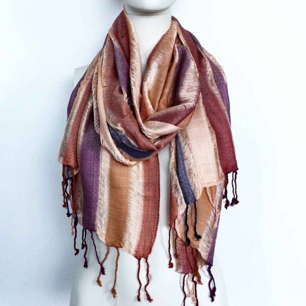 Grote Indiase Boho Sjaals -  75x180cm - Willekeurige Groenen