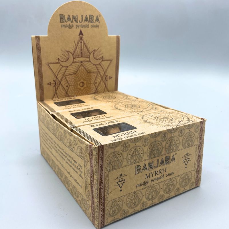 Banjara Smudge Pyramid Cones - Mirre