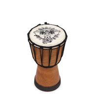 Olifant Djembe met Brede Bovenkant – 20 cm