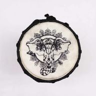 Olifant Djembe met Brede Bovenkant – 20 cm