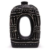 Ovale Vaas in Donut-vorm - Chocolade, 30 cm