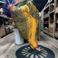 Yoga & Festivalbroek - Aladdin Himalaya print op Oranje
