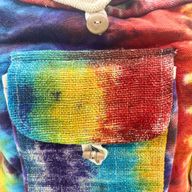Tiedye Hennep Studie Tas met Voorvak