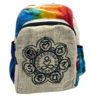 Tiedye Hennep Middelgrote Rugzak - 7 Chakra's