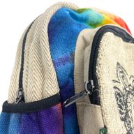 Tiedye Hennep Middelgrote Rugzak - 7 Chakra's