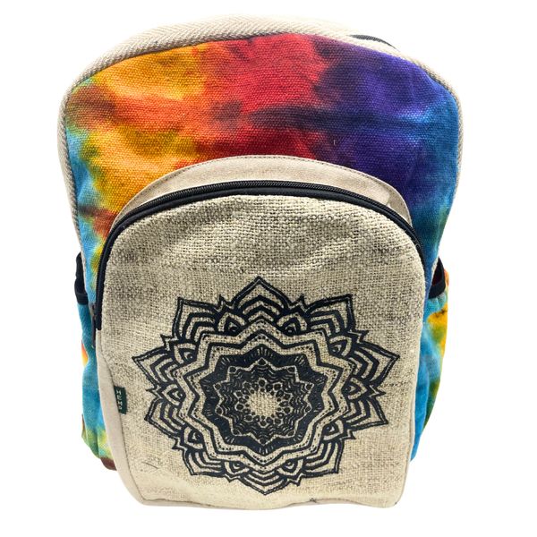 Tiedye Hennep Grote Rugzak - Mandala