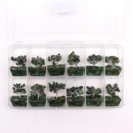 Mini Edelsteenbomen op Orgonietbasis - Groene Aventurijn (15 stenen)