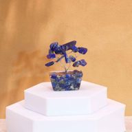 Mini Edelsteenbomen op Orgonietbasis - Sodaliet (15 stenen)