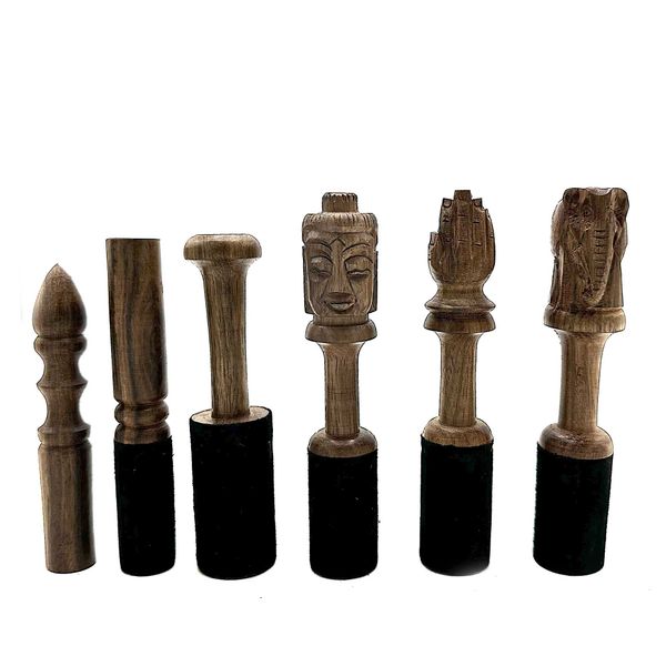 Houten Striker – 12 cm – Gevormde Handgreep – Zonder Leer